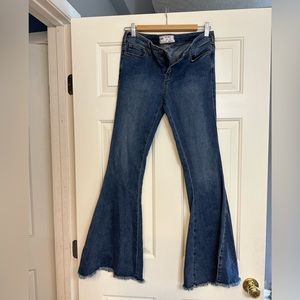 Free People low rise flare jeans